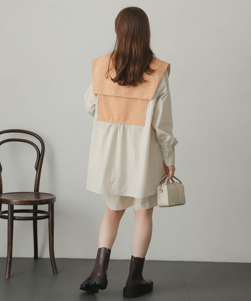 SENSE OF PLACE by URBAN RESEARCH(センスオブプレイスバイアーバンリサーチ)の「ウールライクバミューダパンツ(スラックス・レディース・ブラック/ブラウン/ライトベージュ・SMALL/MEDIUM)」の9枚目の写真