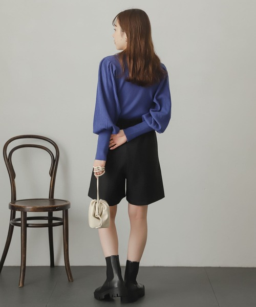 SENSE OF PLACE by URBAN RESEARCH(センスオブプレイスバイアーバンリサーチ)の「ウールライクバミューダパンツ(スラックス・レディース・ブラック/ブラウン/ライトベージュ・SMALL/MEDIUM)」の21枚目の写真