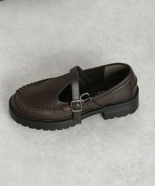 cepo(セポ)の「Tストラップローファー(ローファー・レディース・ブラック/ブラウン・M/L)」の9枚目の写真