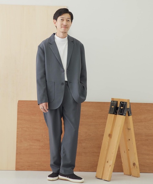 ITEMS URBANRESEARCH(アイテムズ アーバンリサーチ)の「タックパンツ(その他パンツ・メンズ・ブラック/ベージュ/ブルー・MEDIUM/LARGE)」の14枚目の写真