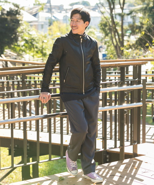 ITEMS URBANRESEARCH(アイテムズ アーバンリサーチ)の「タックパンツ(その他パンツ・メンズ・ブラック/ベージュ/ブルー・MEDIUM/LARGE)」の9枚目の写真