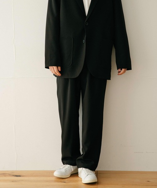 ITEMS URBANRESEARCH(アイテムズ アーバンリサーチ)の「タックパンツ(その他パンツ・メンズ・ブラック/ベージュ/ブルー・MEDIUM/LARGE)」の6枚目の写真
