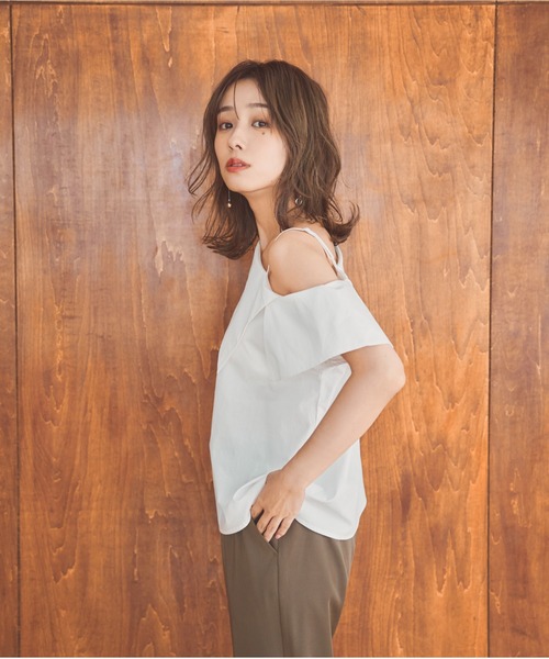 23区 - VERY別注 #Newans パワーショルダーブラウス osaya / #Newans(ハッシュニュアンス)の「【ANSWER for コンサバ