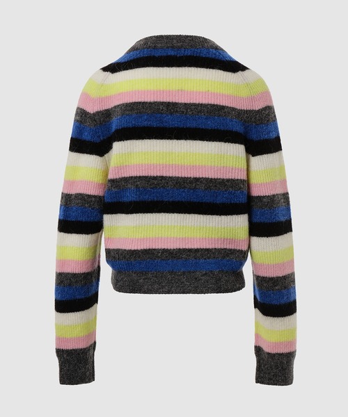 GANNI(ガニー)の「Cardigan Stripe(カーディガン/ボレロ・レディース・ブルー・M/S/XS)」の2枚目の写真