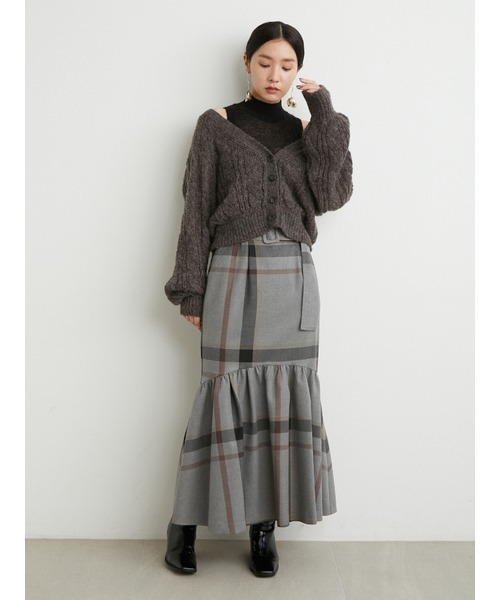 LILY BROWN（リリーブラウン）の「レイヤードニットトップス（ニット