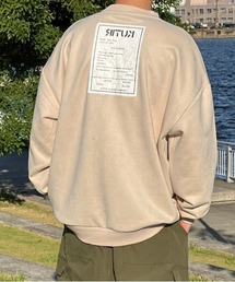 kutir | フェイクスウェードバックデザインスウェット(スウェット)