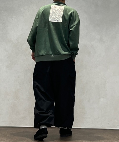 kutir（クティール）の「フェイクスウェードバックデザインスウェット（スウェット・メンズ・アイボリー/ダークブルー/ダークグリーン・MEDIUM/LARGE）」の19枚目の写真