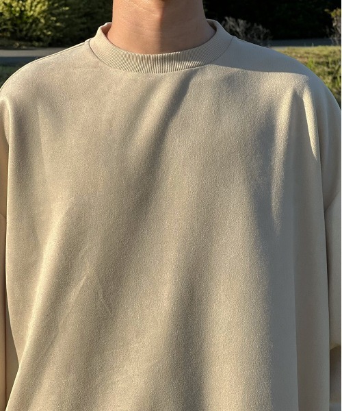 kutir（クティール）の「フェイクスウェードバックデザインスウェット（スウェット・メンズ・アイボリー/ダークブルー/ダークグリーン・MEDIUM/LARGE）」の12枚目の写真