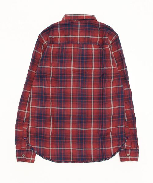 SCOTCH&SODA（スコッチアンドソーダ）の「SCOTCH&SODA(スコッチアンドソーダ)　regular fit checked flannel shirt/282-61422（シャツ/ブラウス・メンズ・グリーン/レッド・L/M/S）」の3枚目の写真