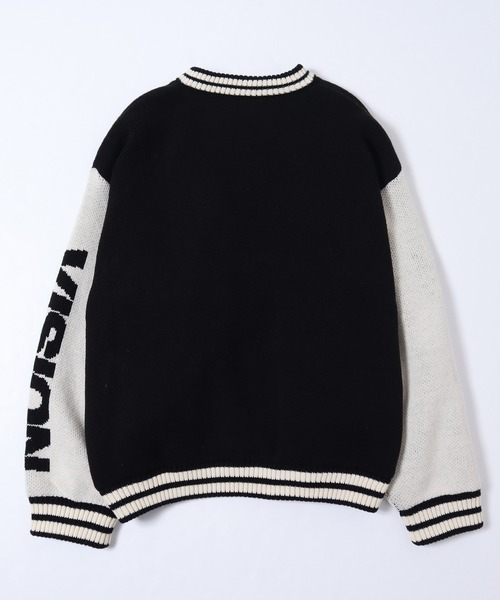 VISION STREET WEAR(ヴィジョンストリートウェア)の「VISION STREET WEAR ニット中綿スタジャン(スタジャン・メンズ・オフホワイト/ブラック・M/L)」の18枚目の写真
