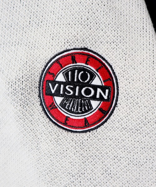 VISION STREET WEAR(ヴィジョンストリートウェア)の「VISION STREET WEAR ニット中綿スタジャン(スタジャン・メンズ・オフホワイト/ブラック・M/L)」の19枚目の写真