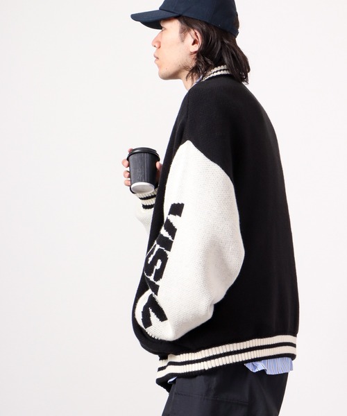 VISION STREET WEAR(ヴィジョンストリートウェア)の「VISION STREET WEAR ニット中綿スタジャン(スタジャン・メンズ・オフホワイト/ブラック・M/L)」の14枚目の写真