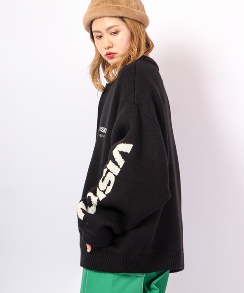 VISION STREET WEAR(ヴィジョンストリートウェア)の「VISION STREET WEAR ニット中綿スタジャン(スタジャン・メンズ・オフホワイト/ブラック・M/L)」の12枚目の写真