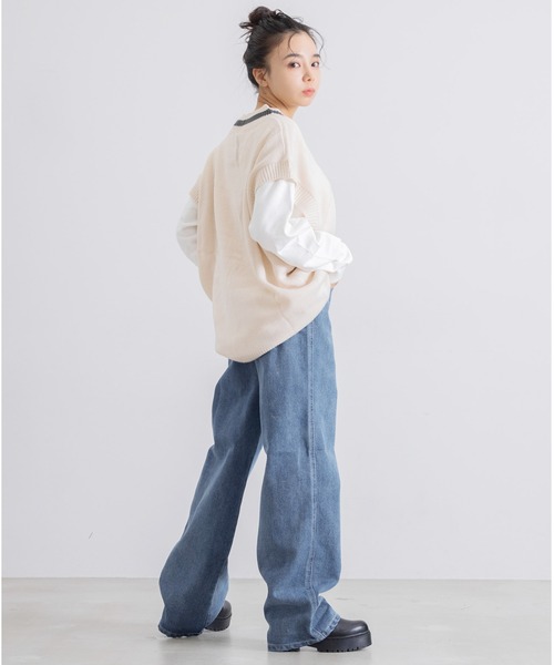 Dita Muaj.(ディータムアージュ)の「ストレートワイドデニム(デニムパンツ・レディース・ライトブルー/ブルー/グレー・M/S)」の21枚目の写真