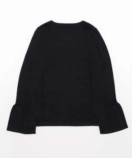 KOBE LETTUCE(コウベレタス)の「チューリップフレアスリーブニット(ニット/セーター・レディース・ブラック/グレー/ピンク/オフホワイト・FREE)」の7枚目の写真
