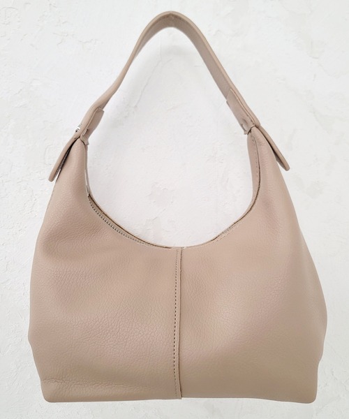 thank U more(サンキューモア)の「レザー ハーフムーン ショルダーバッグ(ショルダーバッグ・レディース・ブラック/ベージュ/ブラウン/ダークブラウン・FREE)」の16枚目の写真