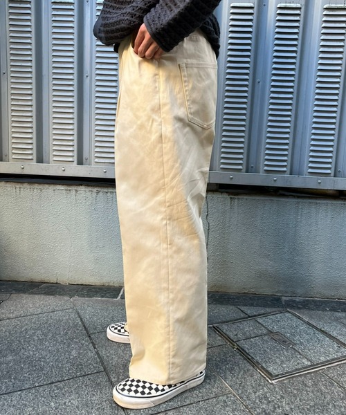 CIAOPANIC(チャオパニック)の「【ZOZO限定】ワイドカツラギパンツ(チノパンツ・メンズ・ダークグレー/ライトベージュ/モスグリーン・M/S/L/XL/XS)」の6枚目の写真