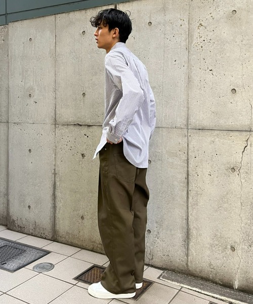 CIAOPANIC(チャオパニック)の「【ZOZO限定】ワイドカツラギパンツ(チノパンツ・メンズ・ダークグレー/ライトベージュ/モスグリーン・M/S/L/XL/XS)」の16枚目の写真