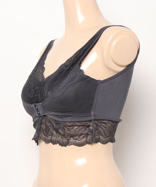 northerly（ノーザリー）の「毎日らくちん、楽しくバストケアもちもちナイトブラ（ナイトブラ・レディース・グレー/ブラウン/ピンク・MEDIUM/LARGE/X-LARGE）」の4枚目の写真