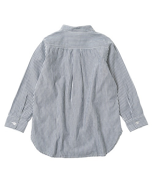 devirock（デビロック）の「スタンドカラーロング丈シャツ（シャツ/ブラウス・キッズ・ホワイト/グレー/ネイビー/その他4・100cm/120cm/150cm/110cm/140cm/130cm/160cm）」の10枚目の写真