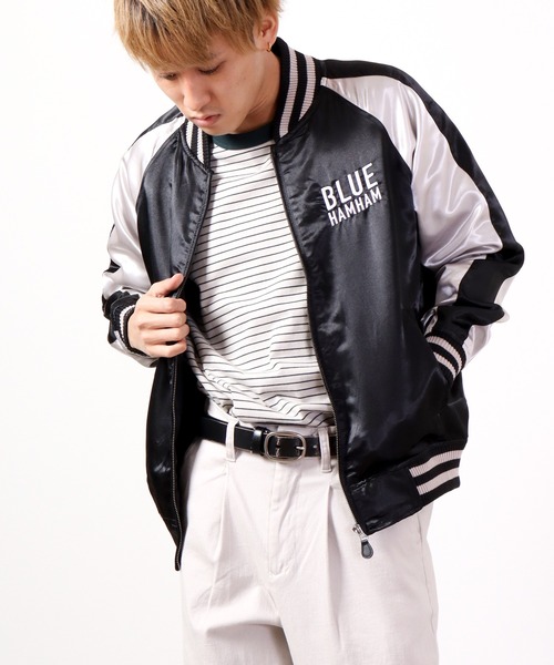 BLUE HAMHAM(ブルーハムハム)の「BLUE HAMHAM スカジャン(スカジャン・メンズ・ブラック/ブルー・L/M/LL)」の15枚目の写真
