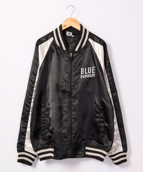 BLUE HAMHAM(ブルーハムハム)の「BLUE HAMHAM スカジャン(スカジャン・メンズ・ブラック/ブルー・L/M/LL)」の3枚目の写真
