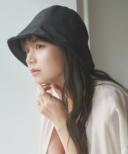 VANNIE U(ヴァニーユー)の「チューリップハット(ハット・レディース・ブラック/ホワイト・FREE)」の13枚目の写真