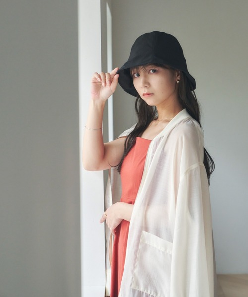 VANNIE U(ヴァニーユー)の「チューリップハット(ハット・レディース・ブラック/ホワイト・FREE)」の14枚目の写真