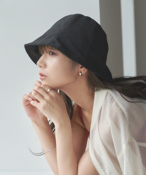 VANNIE U(ヴァニーユー)の「チューリップハット(ハット・レディース・ブラック/ホワイト・FREE)」の16枚目の写真