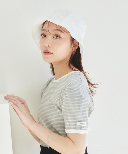 VANNIE U(ヴァニーユー)の「チューリップハット(ハット・レディース・ブラック/ホワイト・FREE)」の6枚目の写真