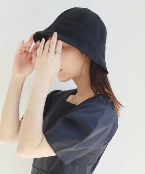 VANNIE U(ヴァニーユー)の「チューリップハット(ハット・レディース・ブラック/ホワイト・FREE)」の4枚目の写真
