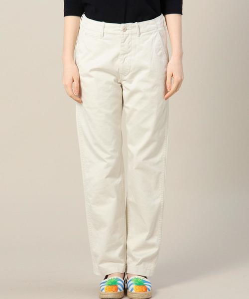 BEAUTY&YOUTH UNITED ARROWS（ビューティーアンドユースユナイテッドアローズ）の「BYBC コットン チノテーパードパンツ◆（その他パンツ・レディース・ベージュ/オフホワイト・LARGE/MEDIUM/SMALL）」の7枚目の写真