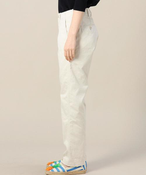 BEAUTY&YOUTH UNITED ARROWS（ビューティーアンドユースユナイテッドアローズ）の「BYBC コットン チノテーパードパンツ◆（その他パンツ・レディース・ベージュ/オフホワイト・LARGE/MEDIUM/SMALL）」の10枚目の写真