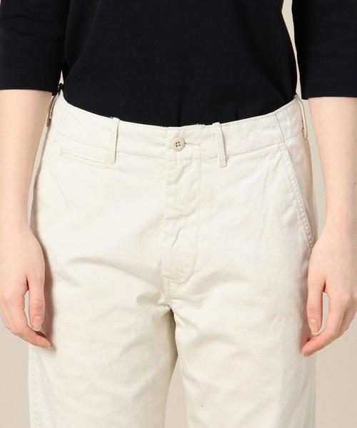 BEAUTY&YOUTH UNITED ARROWS（ビューティーアンドユースユナイテッドアローズ）の「BYBC コットン チノテーパードパンツ◆（その他パンツ・レディース・ベージュ/オフホワイト・LARGE/MEDIUM/SMALL）」の12枚目の写真