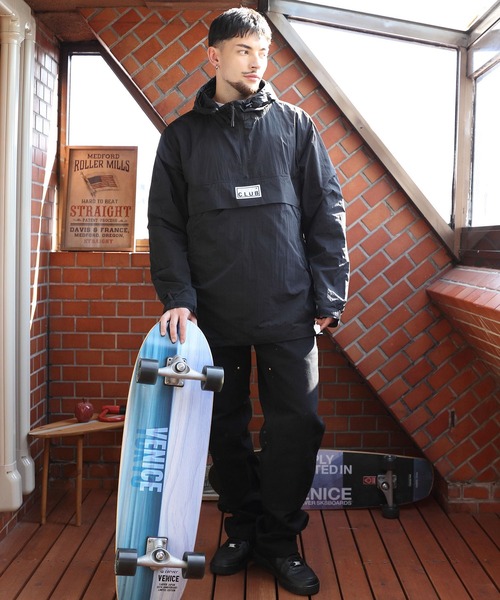 PRO CLUB （プロクラブ）の「PRO CLUB ナイロンアノラック（ナイロンジャケット・メンズ・ネイビー/ブラック・MEDIUM/X-LARGE/SMALL/LARGE）」の8枚目の写真