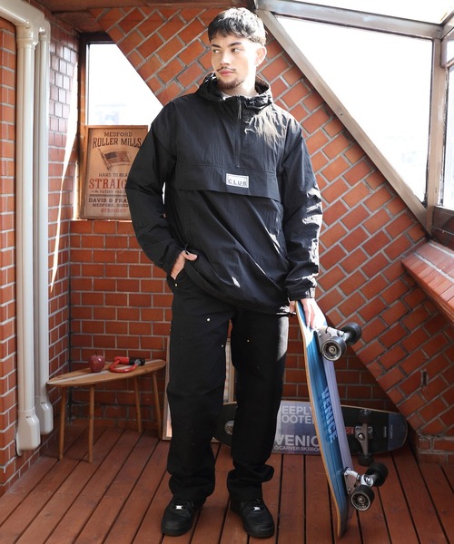 PRO CLUB （プロクラブ）の「PRO CLUB ナイロンアノラック（ナイロンジャケット・メンズ・ネイビー/ブラック・MEDIUM/X-LARGE/SMALL/LARGE）」の13枚目の写真