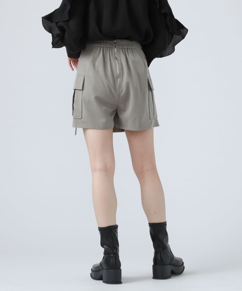 archives（アルシーヴ）の「ラップカーゴミニスカート（スカート・レディース・グレイッシュベージュ/アイボリー/ブラック・MEDIUM）」の21枚目の写真