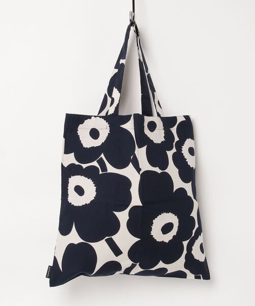 marimekko(マリメッコ)の「Pieni Unikko / bag 44 x 43 cm(トートバッグ・レディース・ネイビー・FREE)」の5枚目の写真