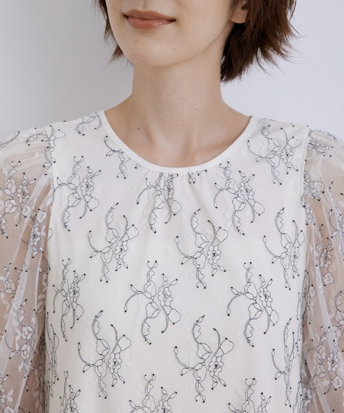 Jayro(ジャイロ)の「レースブラウス(シャツ/ブラウス・レディース・ホワイト/ピンク/ブルー・M)」の22枚目の写真