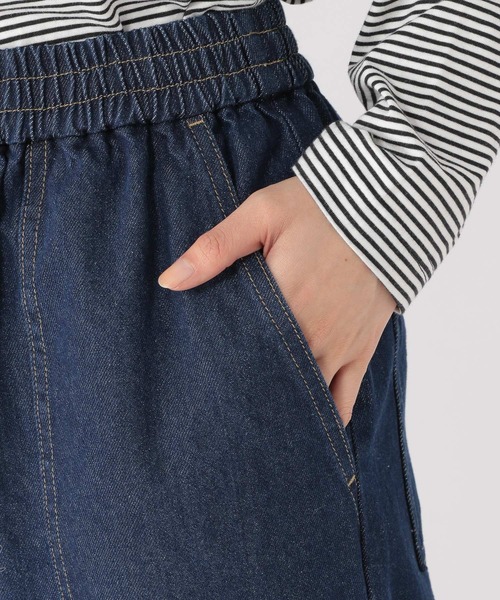 studio CLIP（スタディオクリップ）の「イージーストレートデニムパンツ[プチ・プラスサイズあり]（デニムパンツ・レディース・アイボリー/インディゴブルー/ブラック/ブルー/その他1/その他2/ライトブルー・MEDIUM/LARGE/X-LARGE/XX-LARGE/XXX-LARGE/PF）」の19枚目の写真