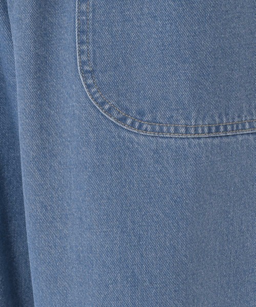 studio CLIP（スタディオクリップ）の「イージーストレートデニムパンツ[プチ・プラスサイズあり]（デニムパンツ・レディース・アイボリー/インディゴブルー/ブラック/ブルー/その他1/その他2/ライトブルー・MEDIUM/LARGE/X-LARGE/XX-LARGE/XXX-LARGE/PF）」の16枚目の写真