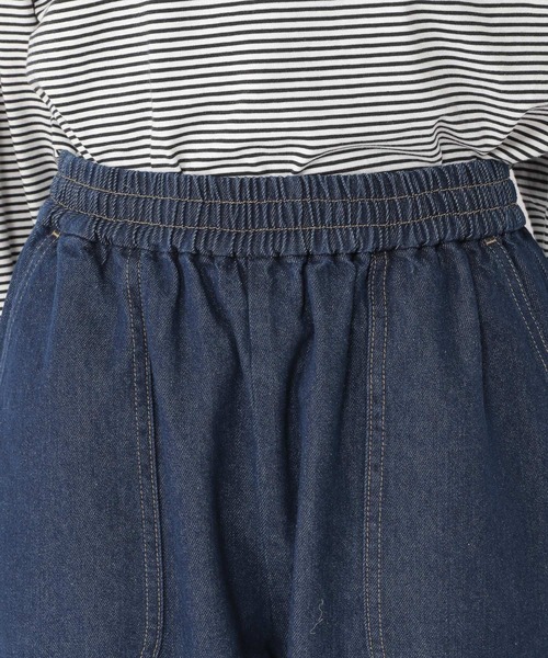 studio CLIP（スタディオクリップ）の「イージーストレートデニムパンツ[プチ・プラスサイズあり]（デニムパンツ・レディース・アイボリー/インディゴブルー/ブラック/ブルー/その他1/その他2/ライトブルー・MEDIUM/LARGE/X-LARGE/XX-LARGE/XXX-LARGE/PF）」の15枚目の写真