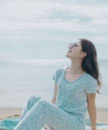 HAWAIIAN HEAT TOPS/ロキシークロップドトップス