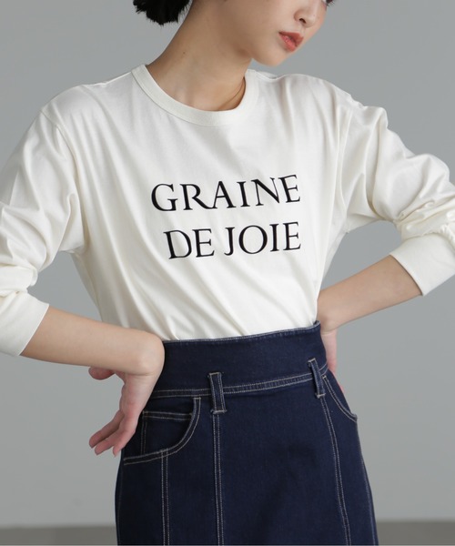 FREE'S MART(フリーズマート)の「◆フロッキーロゴアソートビッグロンT(Tシャツ/カットソー・レディース・ブラック/ホワイト/ホワイト系その他・FREE)」の7枚目の写真