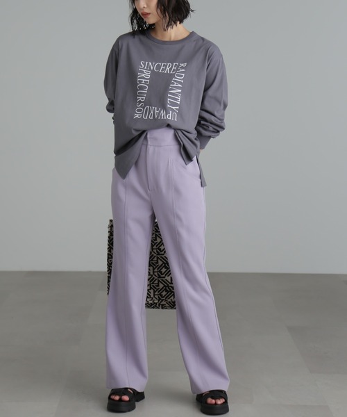 FREE'S MART(フリーズマート)の「◆フロッキーロゴアソートビッグロンT(Tシャツ/カットソー・レディース・ブラック/ホワイト/ホワイト系その他・FREE)」の13枚目の写真