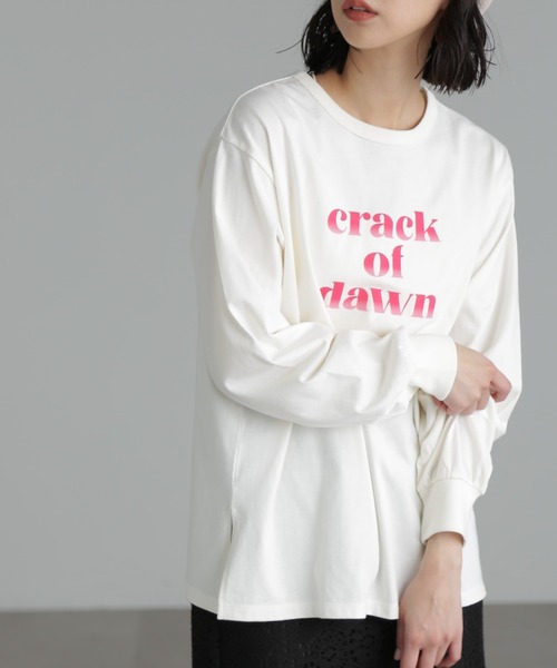 FREE'S MART(フリーズマート)の「◆フロッキーロゴアソートビッグロンT(Tシャツ/カットソー・レディース・ブラック/ホワイト/ホワイト系その他・FREE)」の17枚目の写真