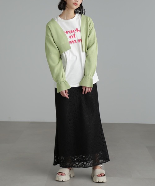 FREE'S MART(フリーズマート)の「◆フロッキーロゴアソートビッグロンT(Tシャツ/カットソー・レディース・ブラック/ホワイト/ホワイト系その他・FREE)」の18枚目の写真