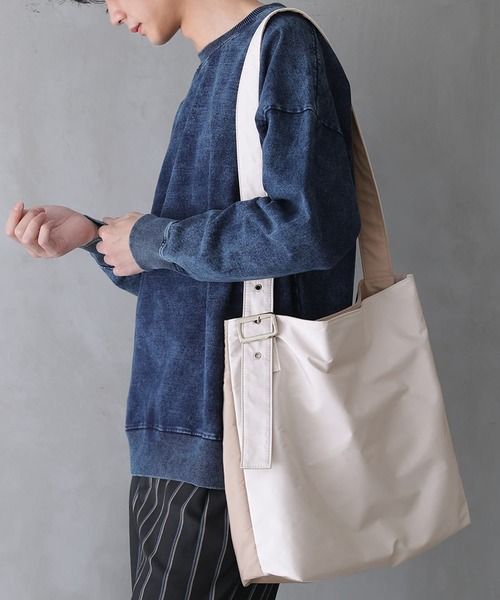 n'OrLABEL(ノアールレーベル)の「【廃盤】『バイカラー2wayショルダートートバッグ』(トートバッグ・レディース・レッド/グリーン/ブラック/ライトベージュ・FREE)」の10枚目の写真