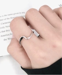 【blatto 925silver】925シルバー ウェーブデザイン リング bla-ring-602548806896-15