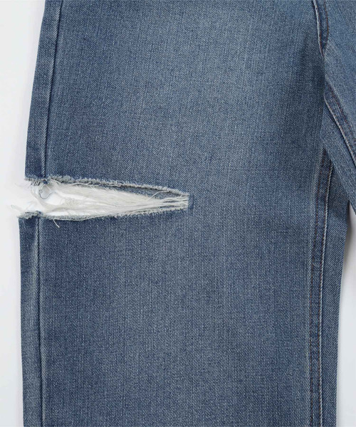 miette（ミエット）の「ｶｯﾄｽﾘｯﾄﾃﾞﾆﾑﾊﾟﾝﾂ（デニムパンツ・レディース・ライトブルー/ブルー/ブラック/オフホワイト・S）」の8枚目の写真